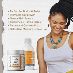 t.botanicals horsetail-infused oil close-up highlighting length retention