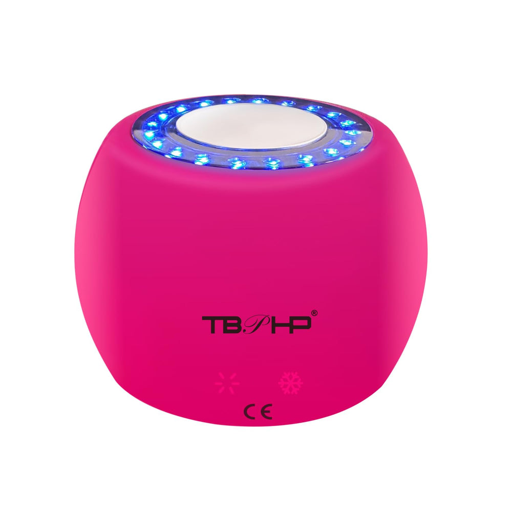 TBPHP 2-in-1 massager front view showing portable wireless design for skincare