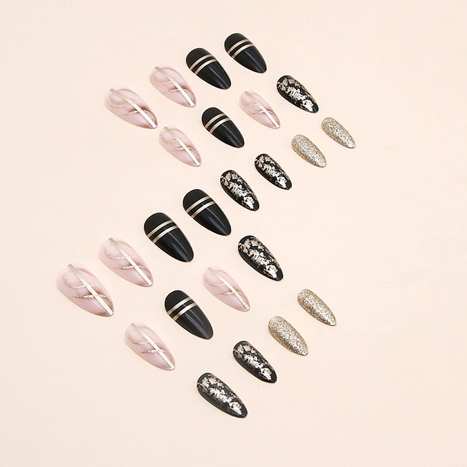 TBRZTR Almond-shaped nails on hand showing quick, salon-like results