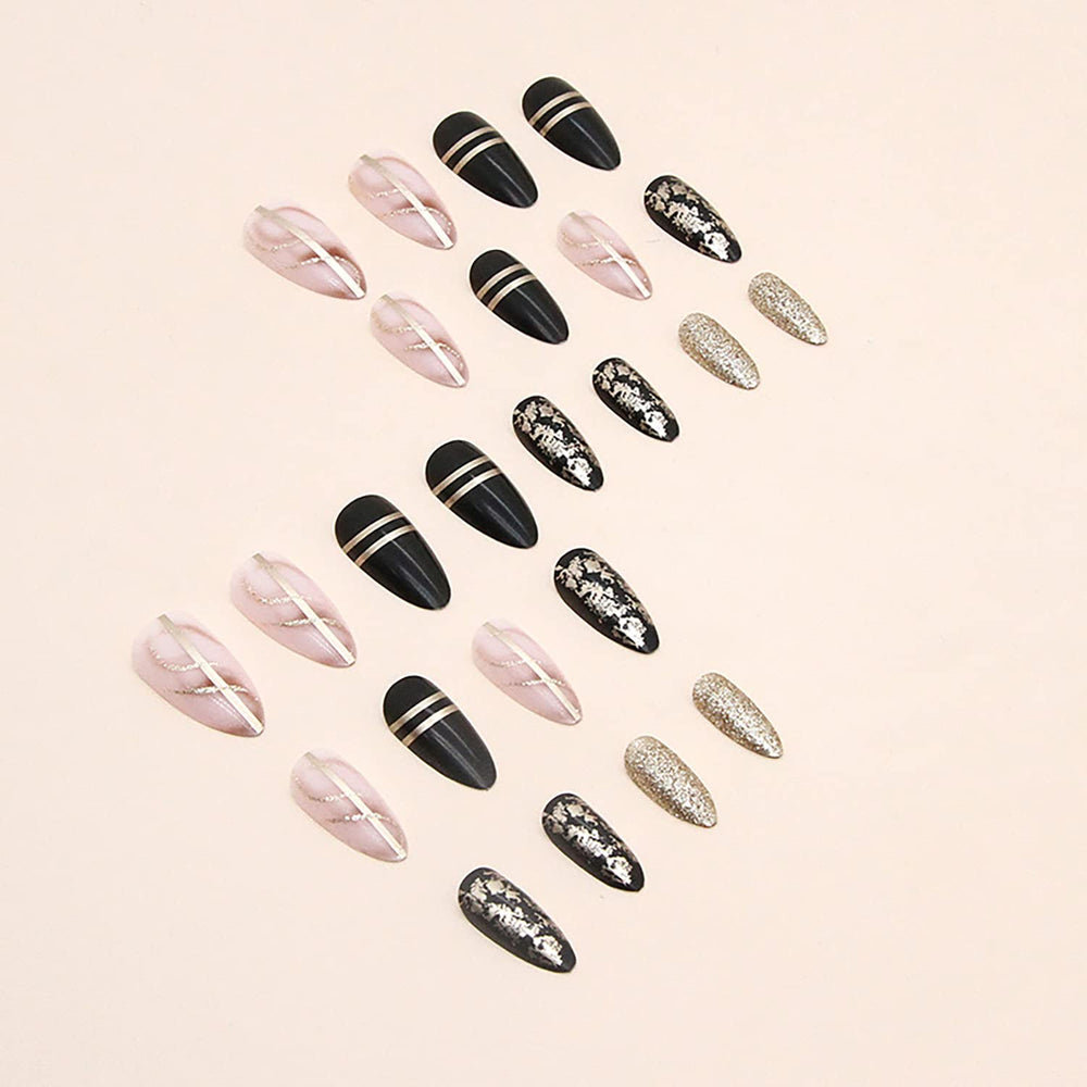 TBRZTR Almond-shaped nails on hand showing quick, salon-like results