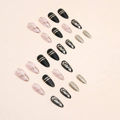 TBRZTR Almond-shaped nails on hand showing quick, salon-like results