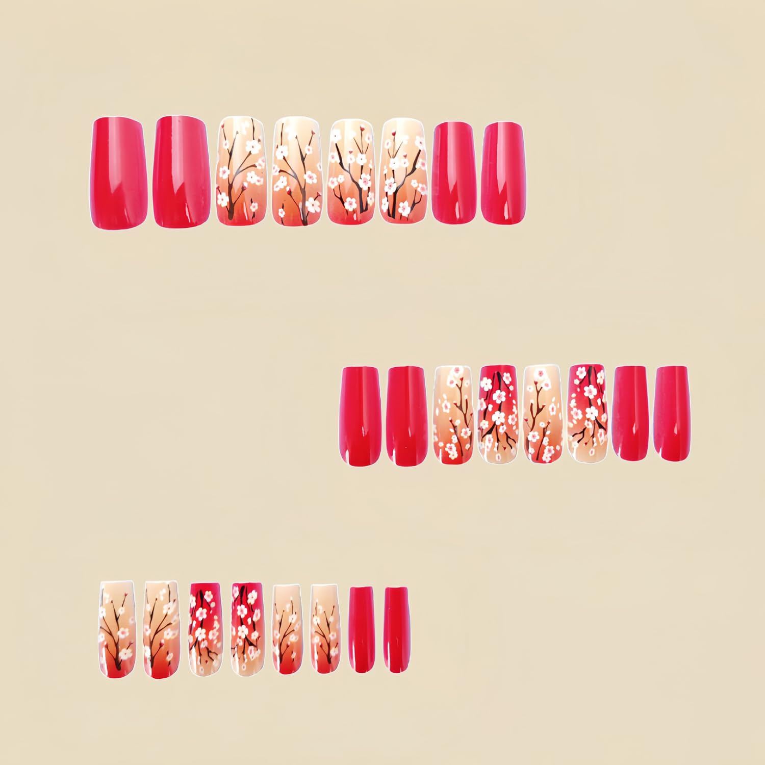 TBRZTR Flower Press Nails Spring Floral Design for vibrant seasonal looks.