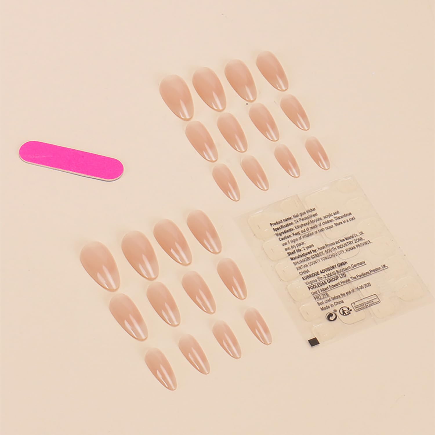 TBRZTR mini nail file for precise shaping of press-on nails