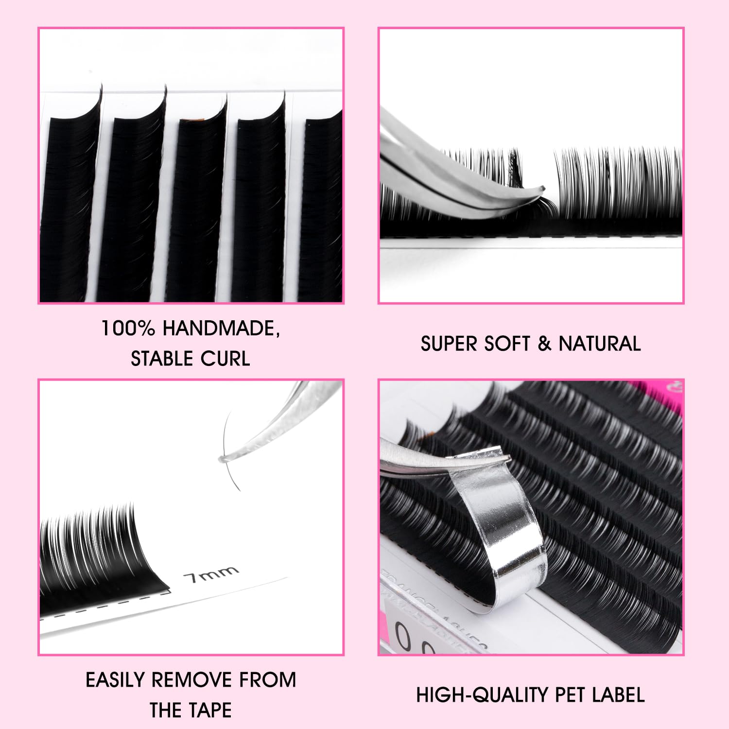 TDANCE bottom lash extension soft materials deliver a natural feel and easy customization.