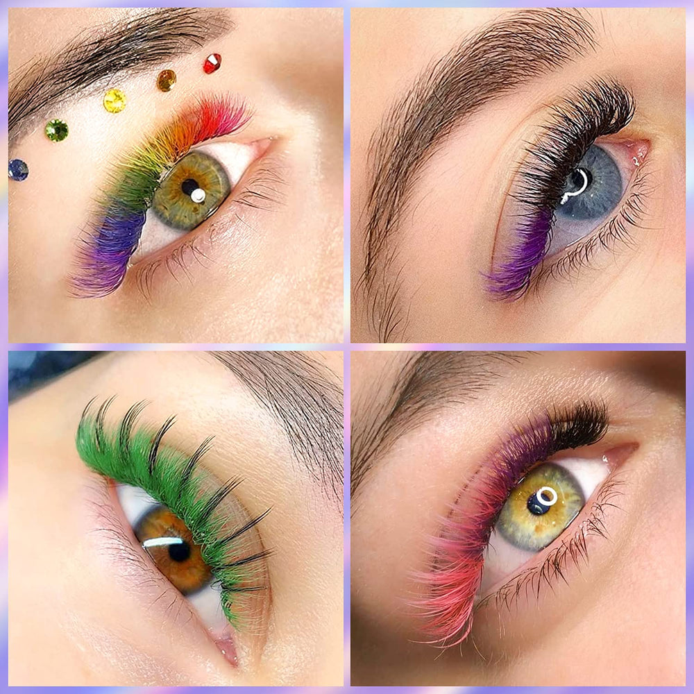 TDANCE Packaging box for Colorful Easy Fan Volume Lashes