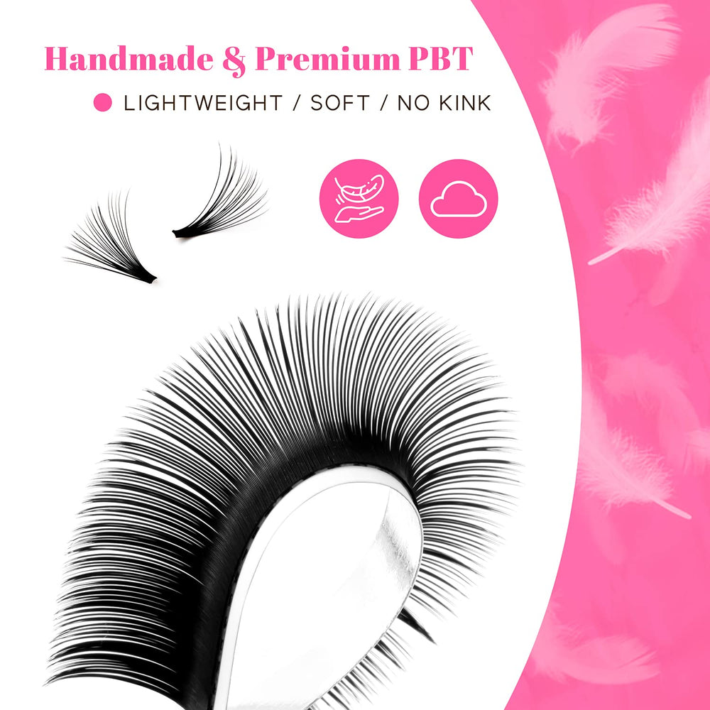 TDANCE Easy Fan Lash Extensions volume-ready 2D-3D options for fluffy, lightweight fans.