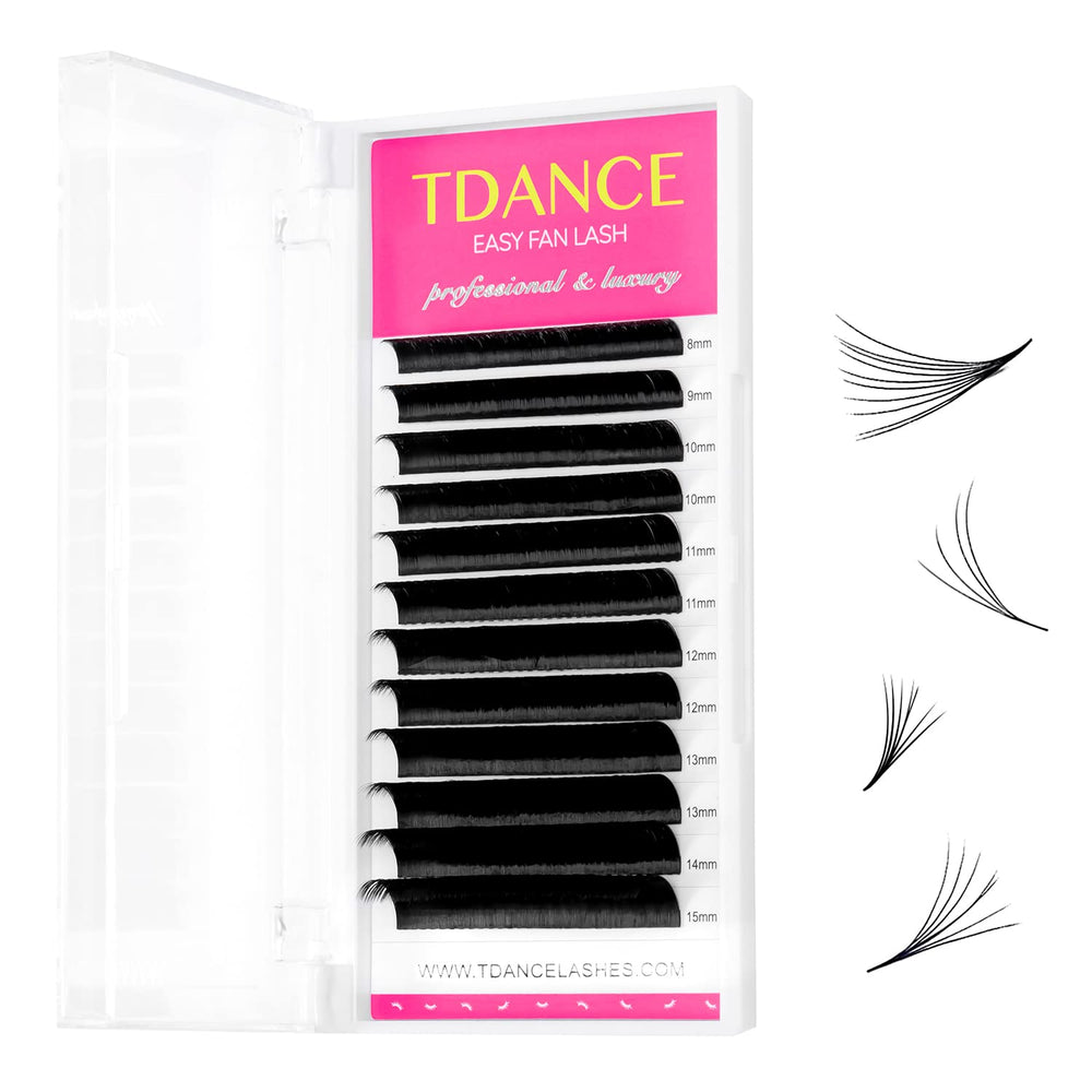TDANCE Easy Fan Lashes self-fanning for faster lash artistry and fuller fans.