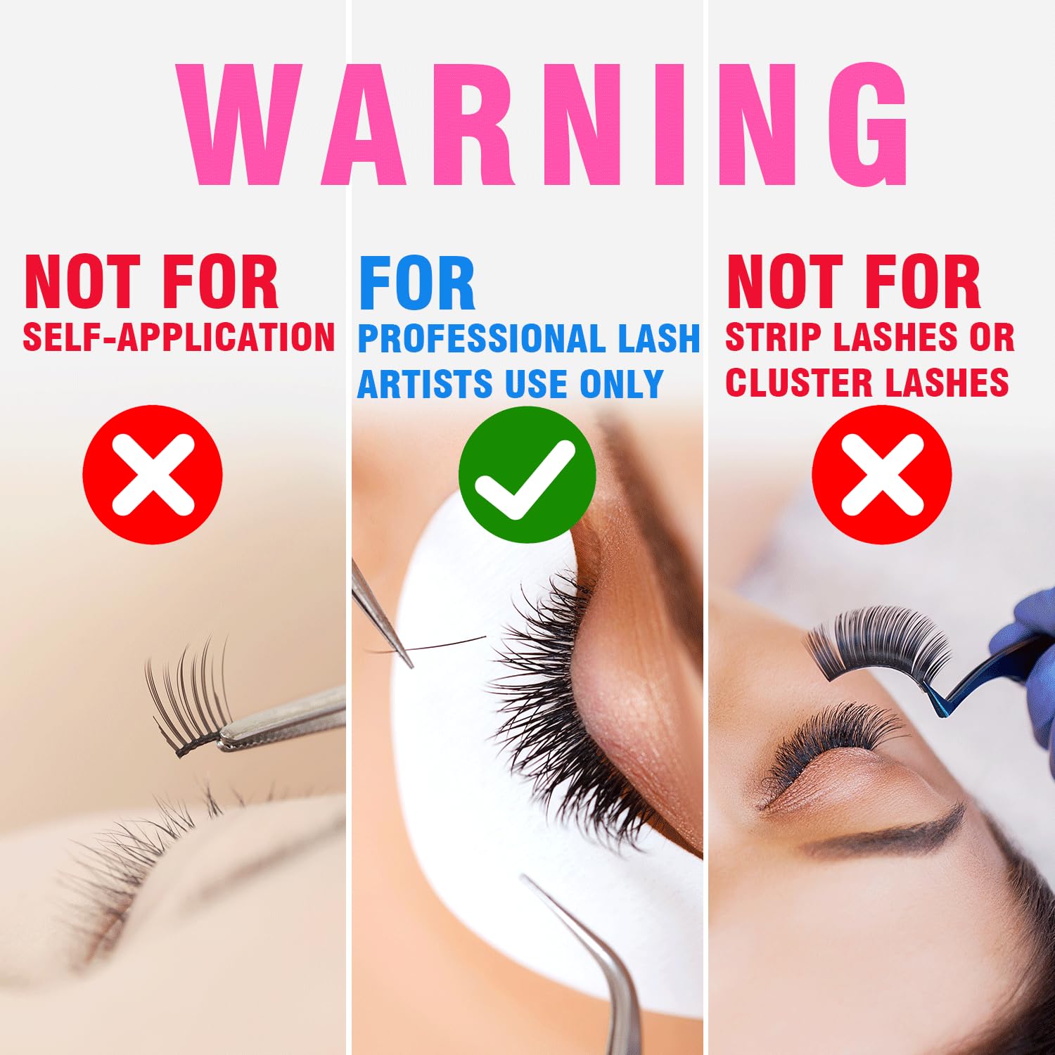 TDANCE glue in fast-drying action supports efficient lash extensions.