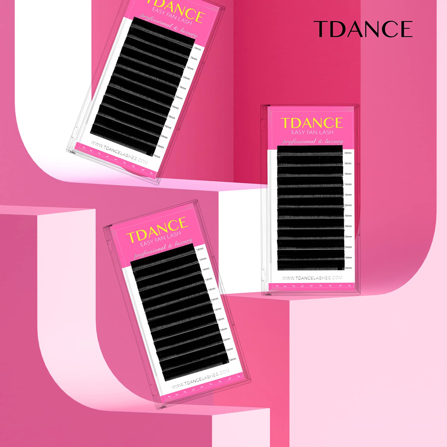 TDANCE soft light lashes ideal for Russian volume styling