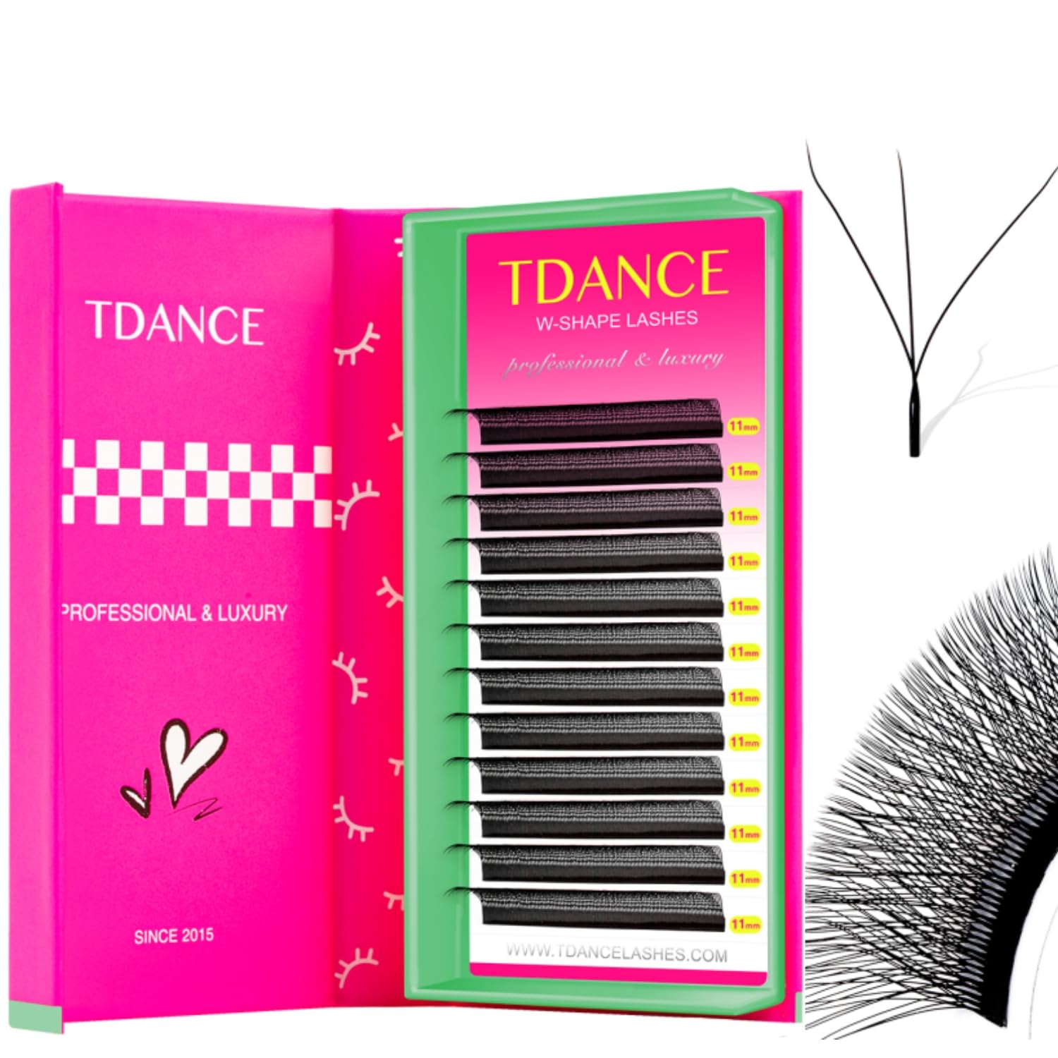 TDANCE YY Lash Extensions premade fans for instant volume