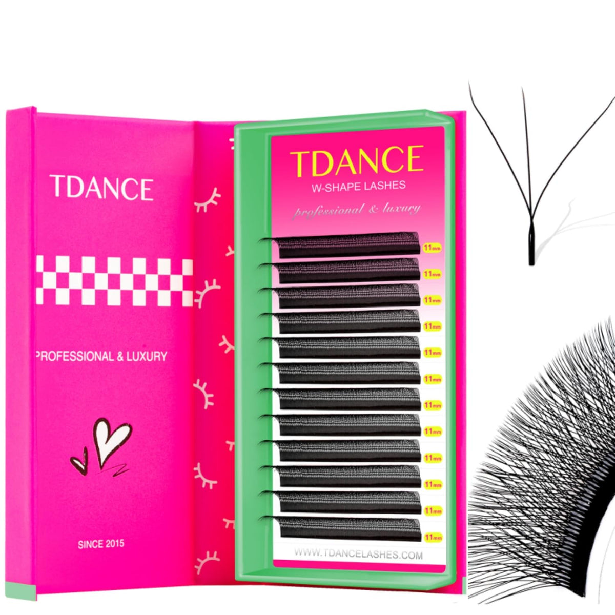 TDANCE YY Lash Extensions premade fans for instant volume