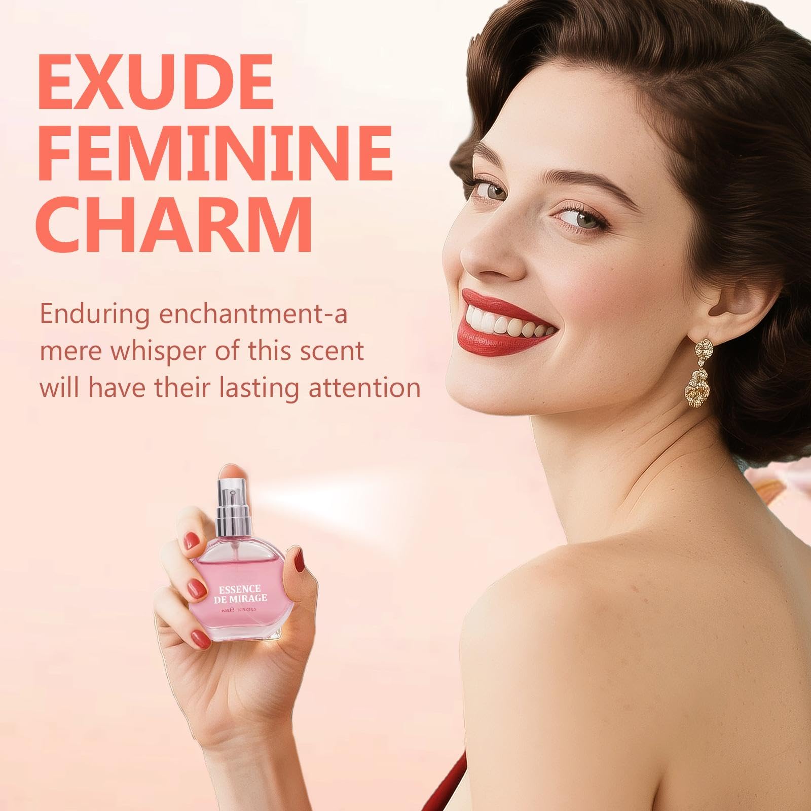 TDZLDM Pheromone Perfume fragrance blends floral and woody notes for versatile use.