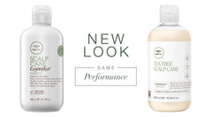 Tea Tree Scalp Care Conditioner bottle strengthens and volumizes fine hair.