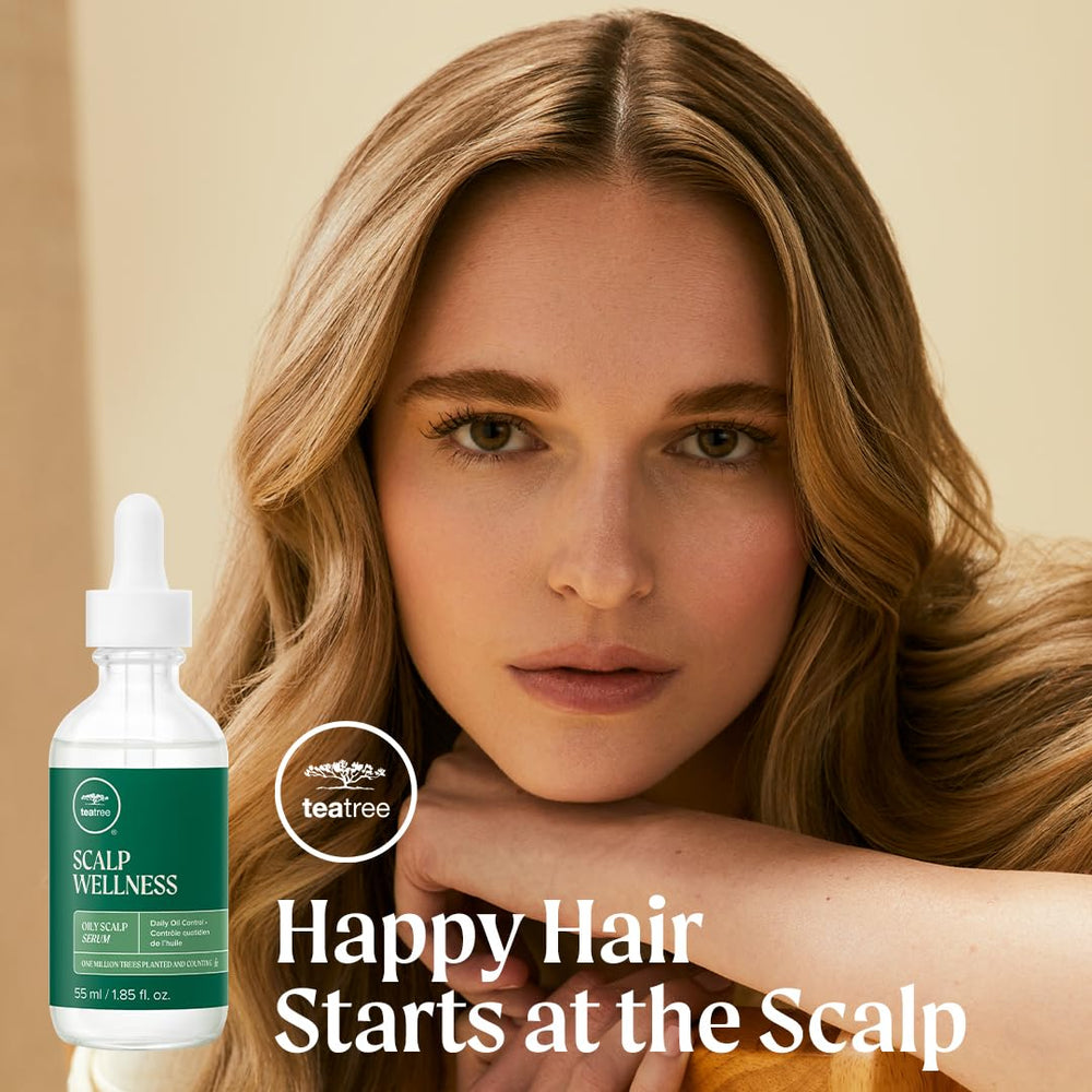 Tea Tree Scalp Wellness Serum fragrance with tea tree and peppermint.