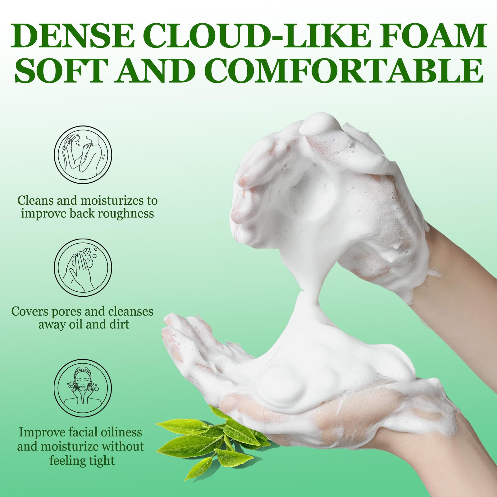 Tea Tree Soap naturally derived formula emphasizes plant-based cleansing.
