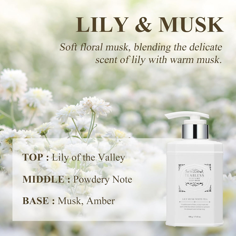 TEABLESS Natural extracts banner highlights lavender and echinacea for soothing, non-irritating care.