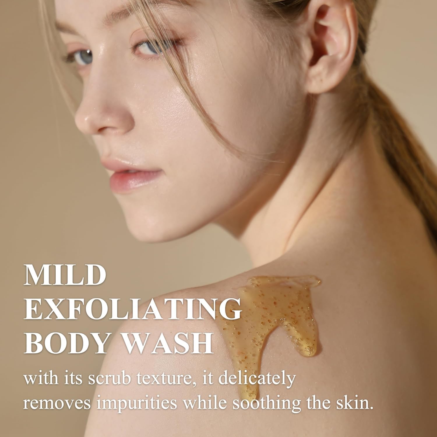 TEABLESS Skin application swatch demonstrates quick-absorbing, non-sticky finish.