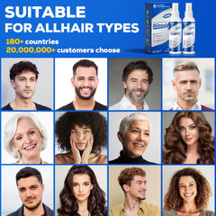 TEADZ Minoxidil dual-pack packaging showing two bottles