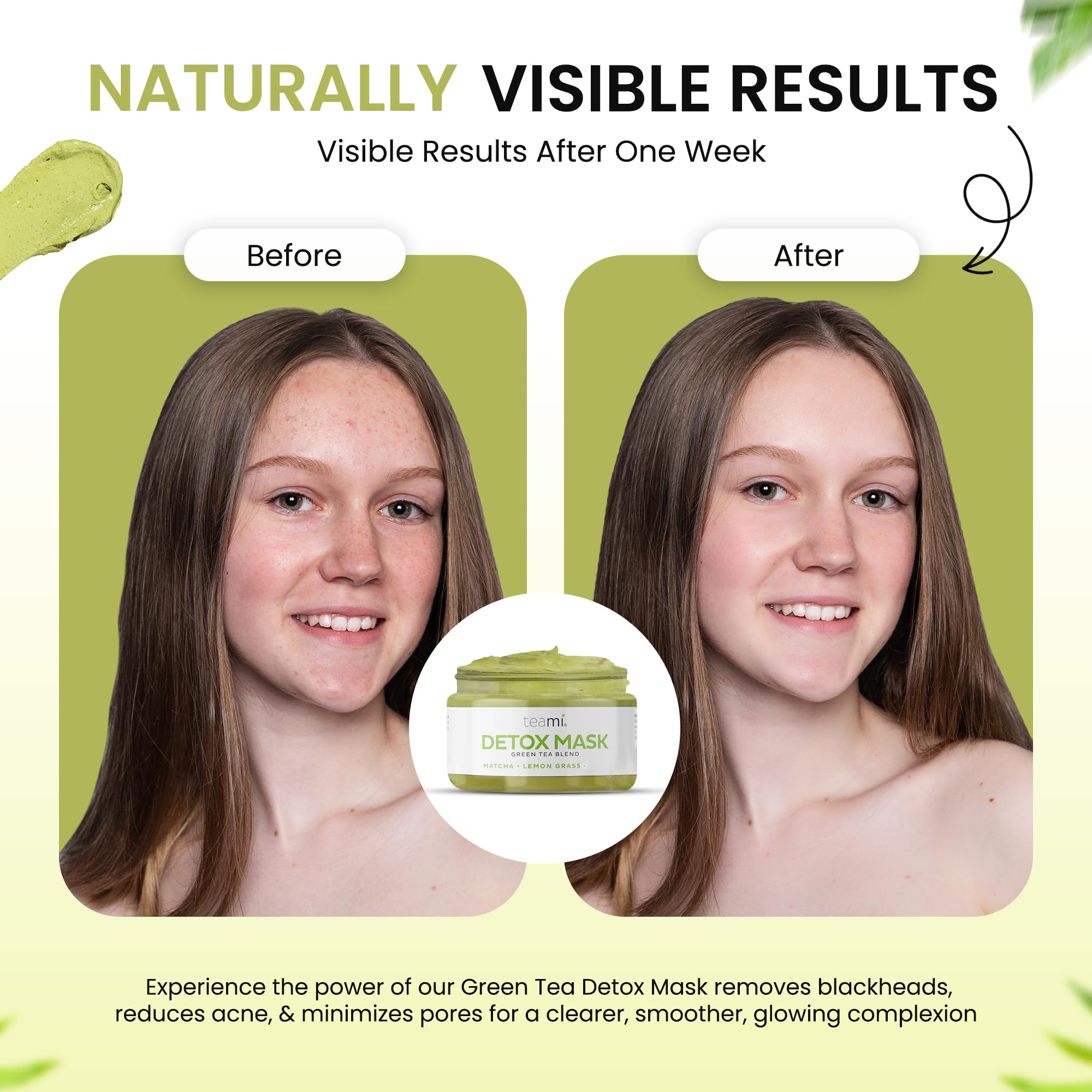 Teami Detox Face Mask lemongrass scent enhances calming routine