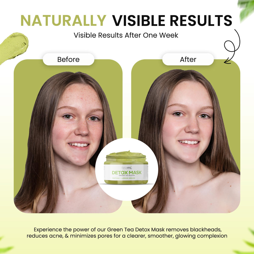 Teami Detox Face Mask lemongrass scent enhances calming routine