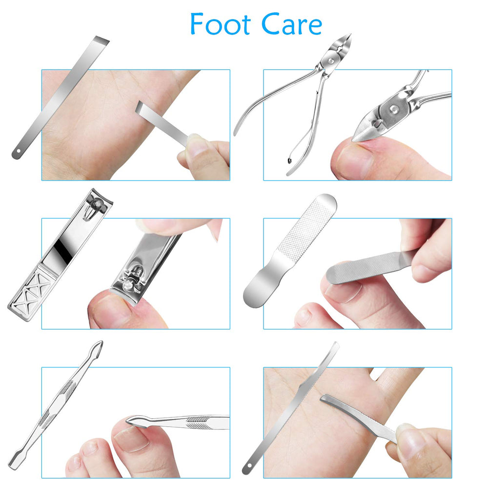 Teamkio cuticle knife and ear pick in use for routine care.