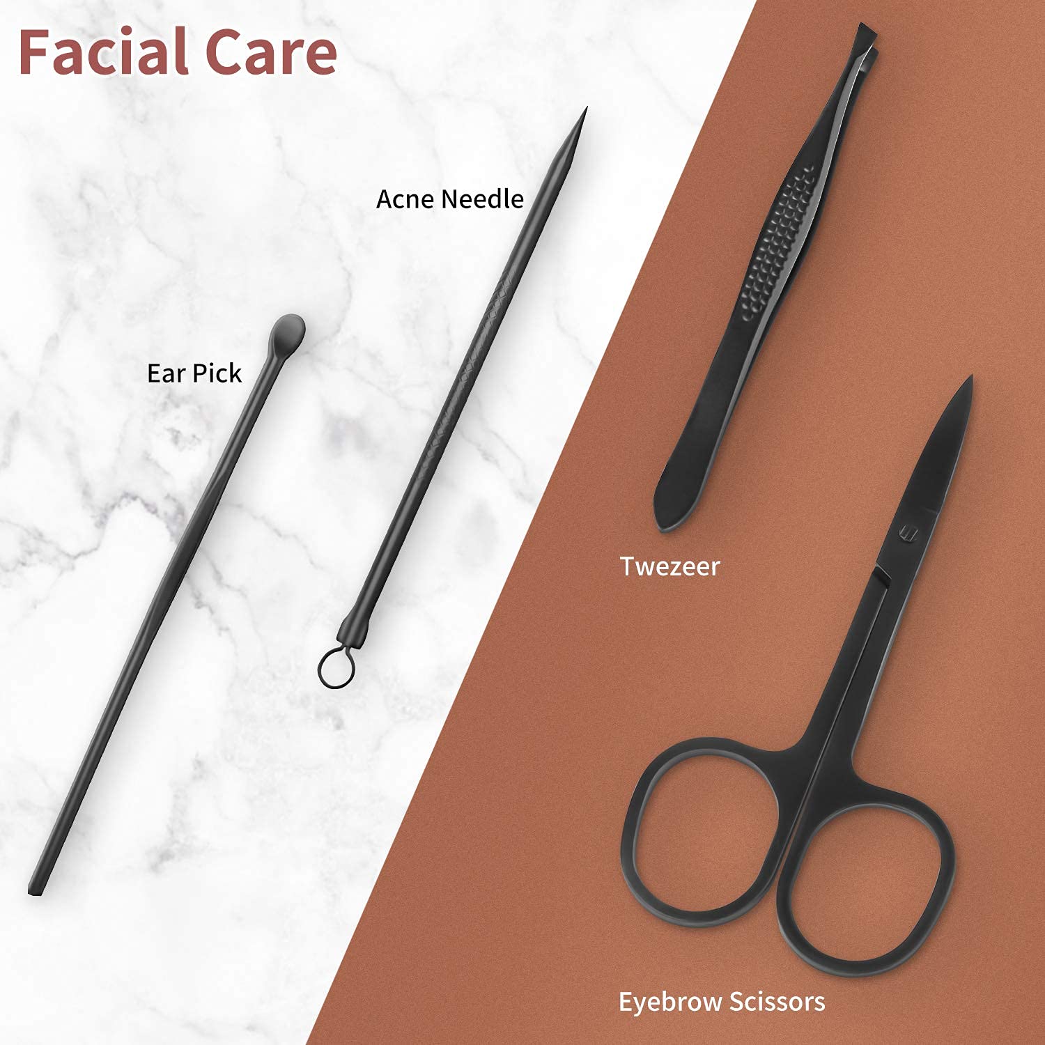 Teamkio eyebrow tweezers help shape brows with precision.