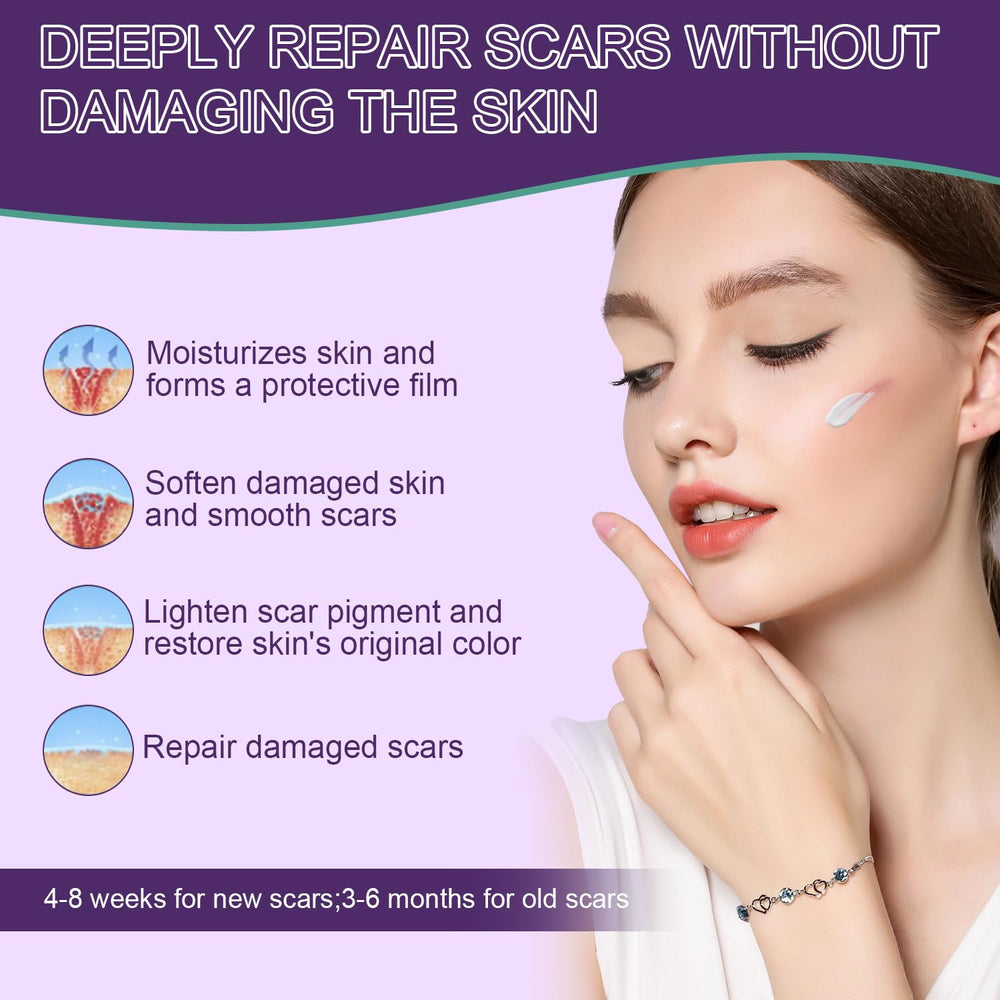 Tearich silicone scar cream moisturizes scar tissue for a smoother look