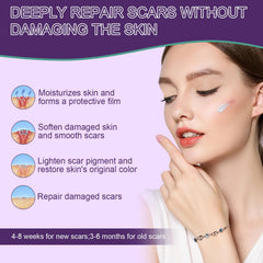 Tearich silicone scar cream moisturizes scar tissue for a smoother look