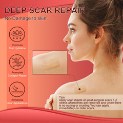 Tearich silicone scar tape washed and reusable without glue.