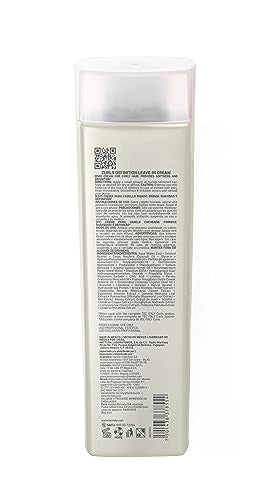 Tec Italy Curls Leave-In Cream being applied to hair for defined curls.