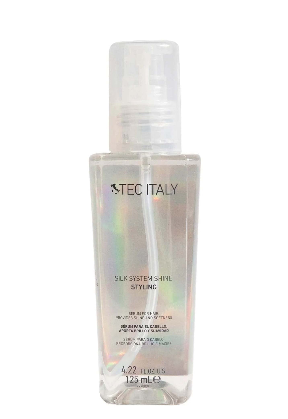 Tec Italy Silk System Shine finishing serum adds gloss and protects cuticle.