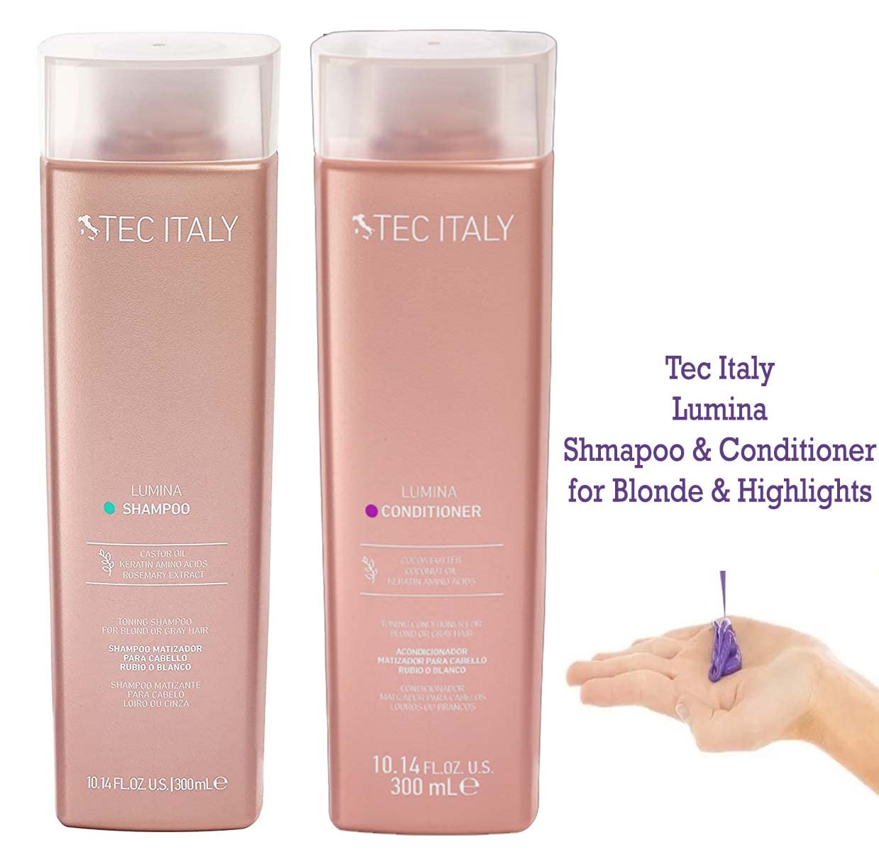 Tec Lumina Conditioner 300ml bottle nourishes and enhances softness