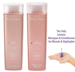 Tec Lumina Conditioner 300ml bottle nourishes and enhances softness