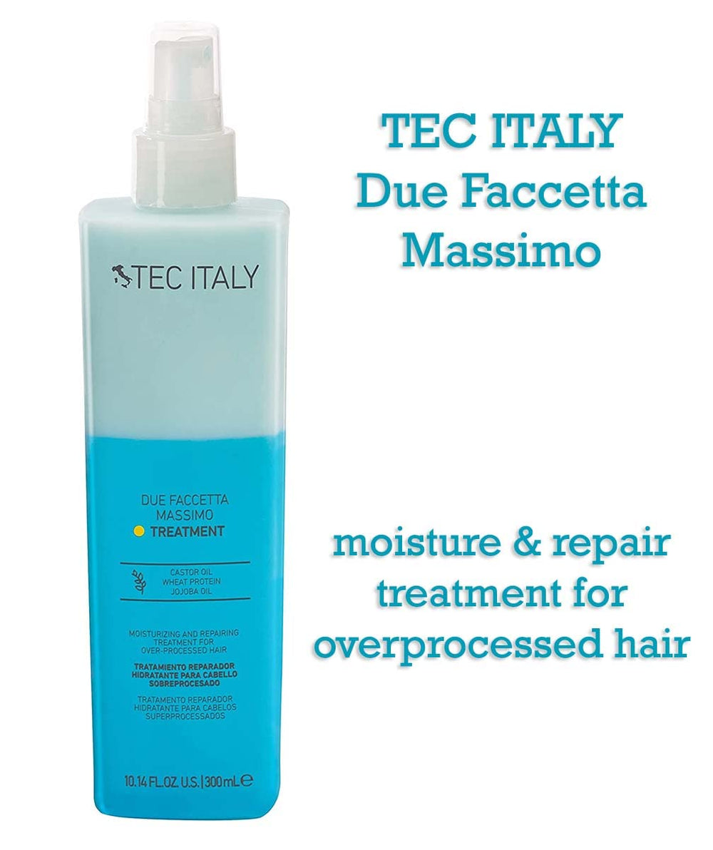 TEC Total conditioner bottle emphasizing rebuilt shine and silkiness