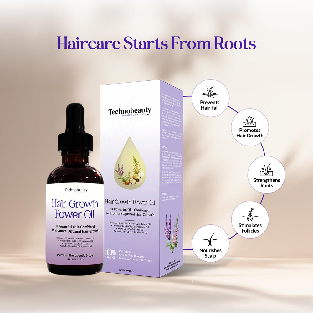 Technobeauty coffee oil bottle may support growth and reduce shedding