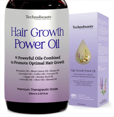 Technobeauty rosemary oil bottle promotes scalp circulation for stronger roots