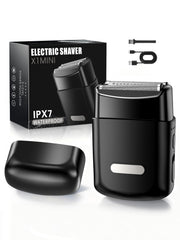 TeckyGem electric foil shaver with 3D floating blades for precise, gentle shaving