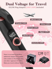 Compact TECSIX styling tool designed for easy packing and on-the-go touch-ups