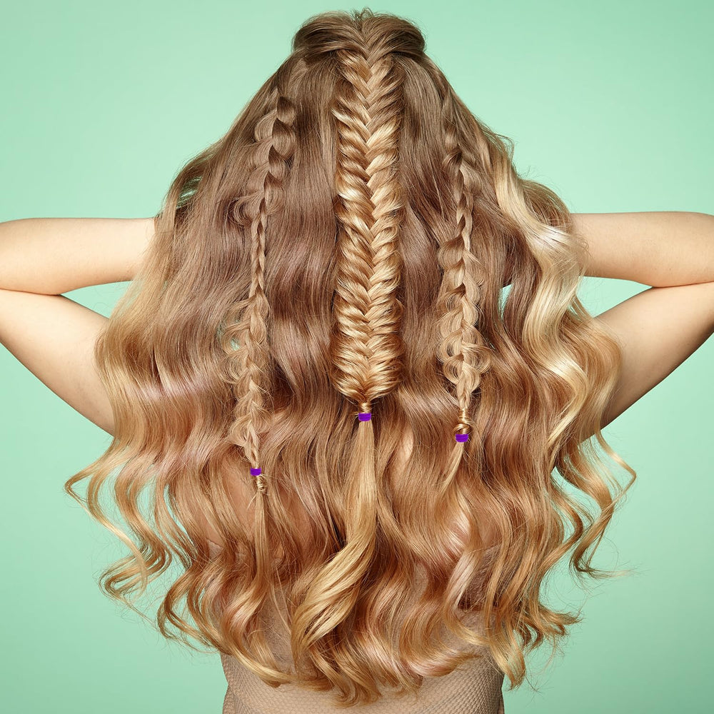 TecUnite colorful hair ties for kids and adults brighten any hairstyle.