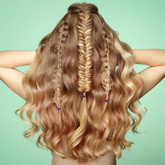 TecUnite colorful hair ties for kids and adults brighten any hairstyle.