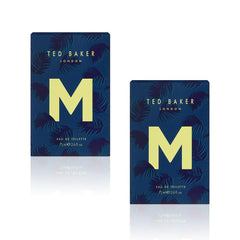 Ted Baker M EDT duo pack bottle front, elegant everyday fragrance design