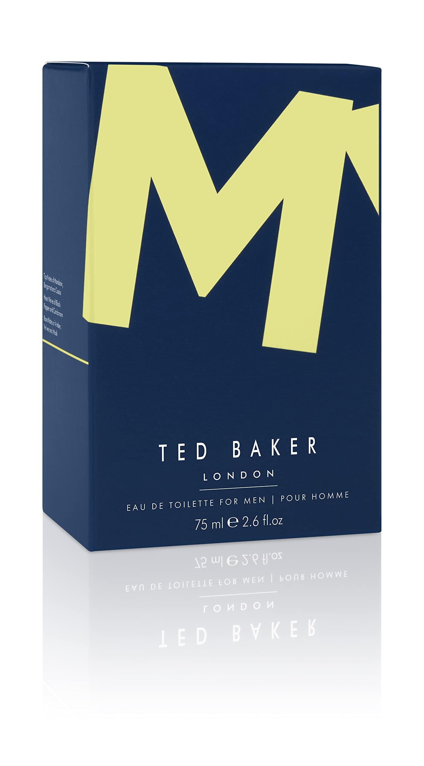 Ted Baker M EDT duo pack packaging box, luxurious gifting presentation