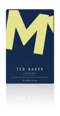 Ted Baker M EDT duo pack label closeup, refined branding details