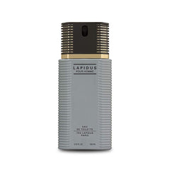 Ted Lapidus Lapidus EDT packaging side view with elegant, gift-ready presentation.