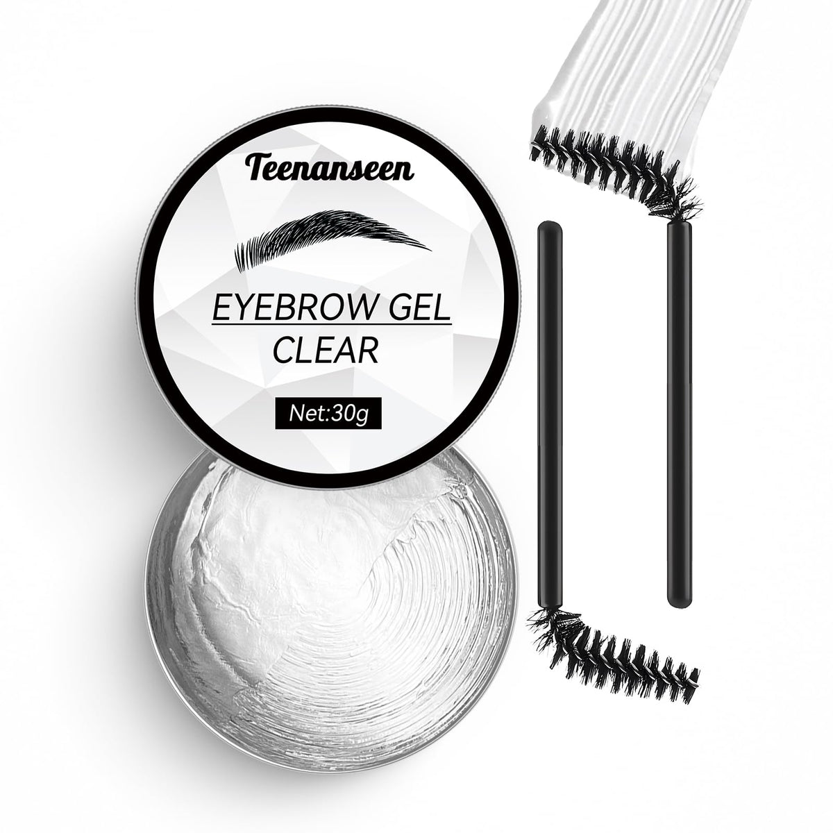 Teenanseen Eyebrow Gel clear brow shaping for a natural everyday look.