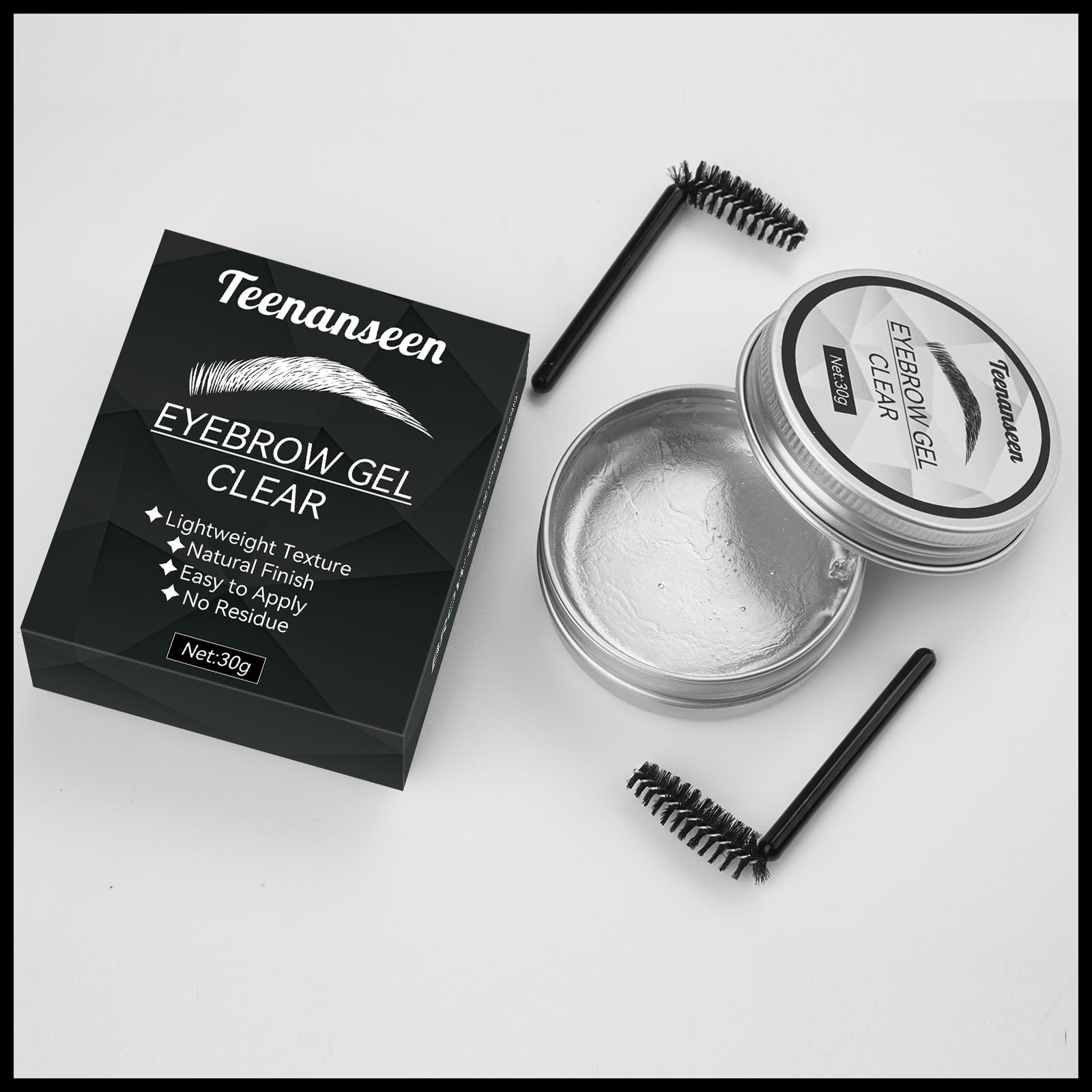 Teenanseen Eyebrow Gel waterproof finish maintains shape all day.