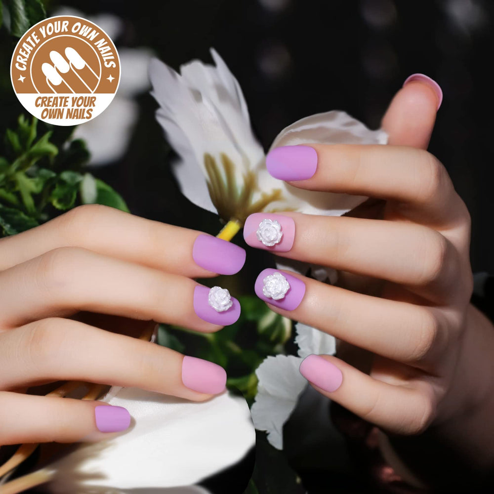 Teenitor 12-color matte nails box showcasing vibrant options for style variety.