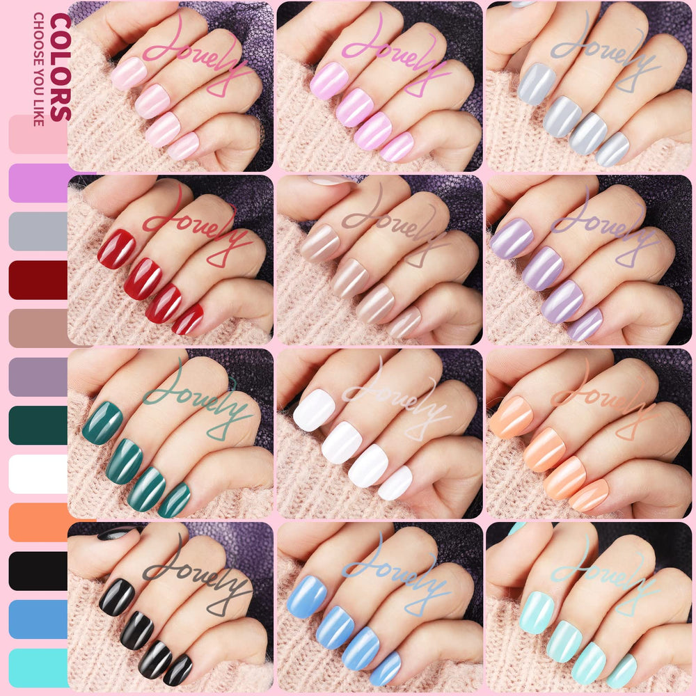 Twelve-color Teenitor press-on set for versatile everyday looks.