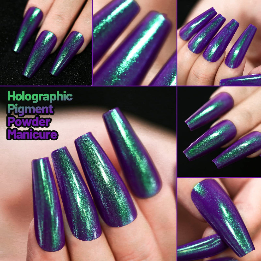 Teenitor 12-sizes coffin nails showing precise fit for various nail beds