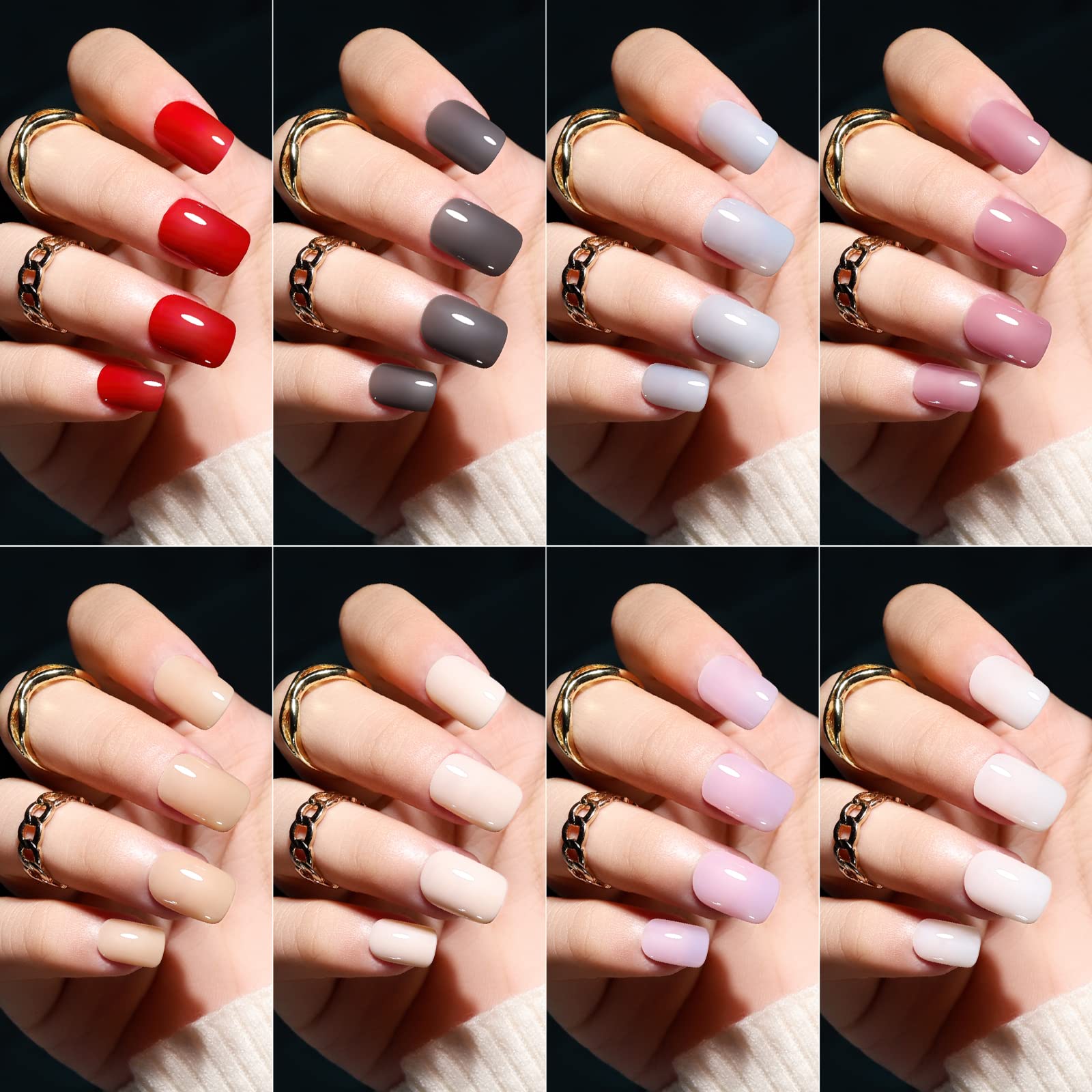 Teenitor 12 sizes No.0–11 ensures a better fit for many nails